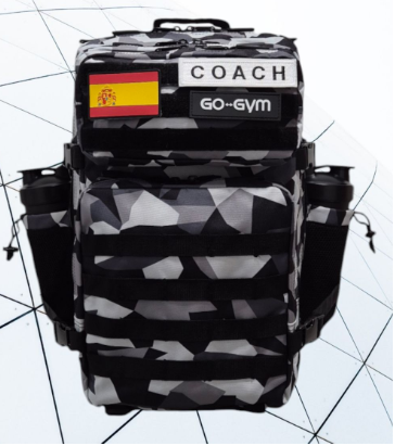 MOCHILA TÁCTICA GEOMETRY 45L (PACK 2 SHAKERS Y 2 PARCHES)