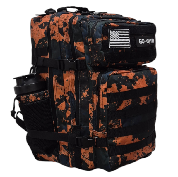 MOCHILA TÁCTICA ORANGE CAMUFLAJE 45L