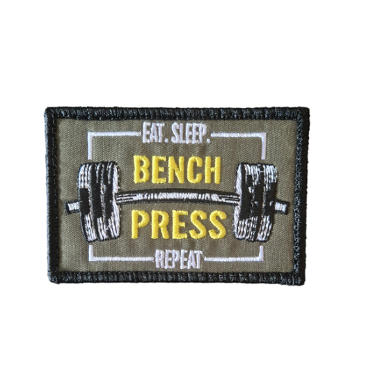 PARCHE EAT, SLEEP, BENCH PRESS REPEAT
